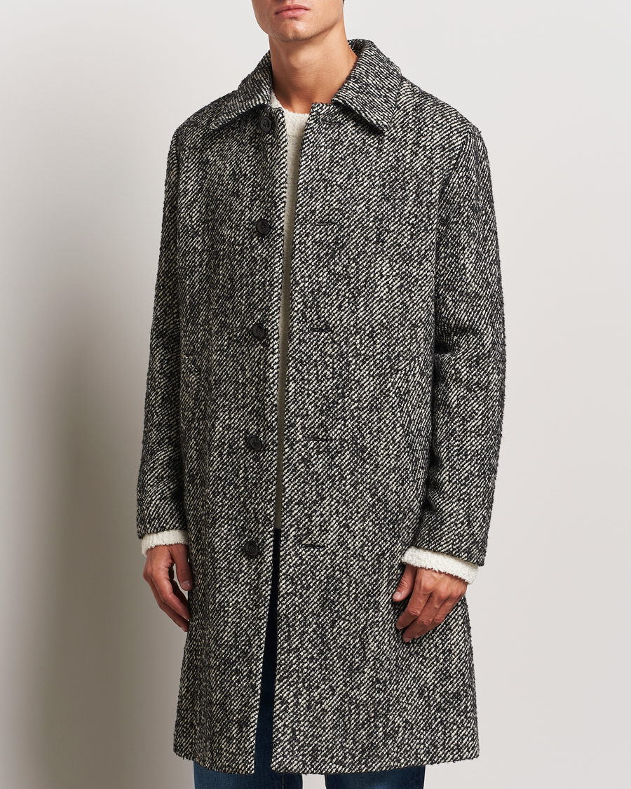 Mies |  | NN07 | Franco Herringbone Coat Black