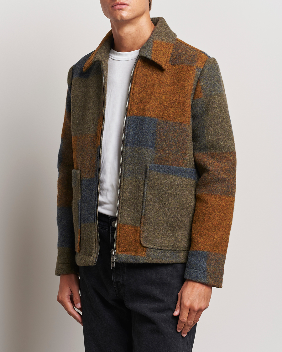 Mies |  | NN07 | Gael Wool Checked Jacket Multi