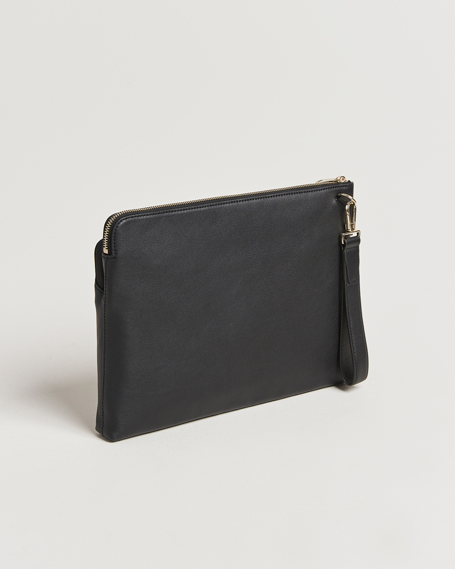 Mies |  | Paul Smith | Leather Stripe Document Case Black