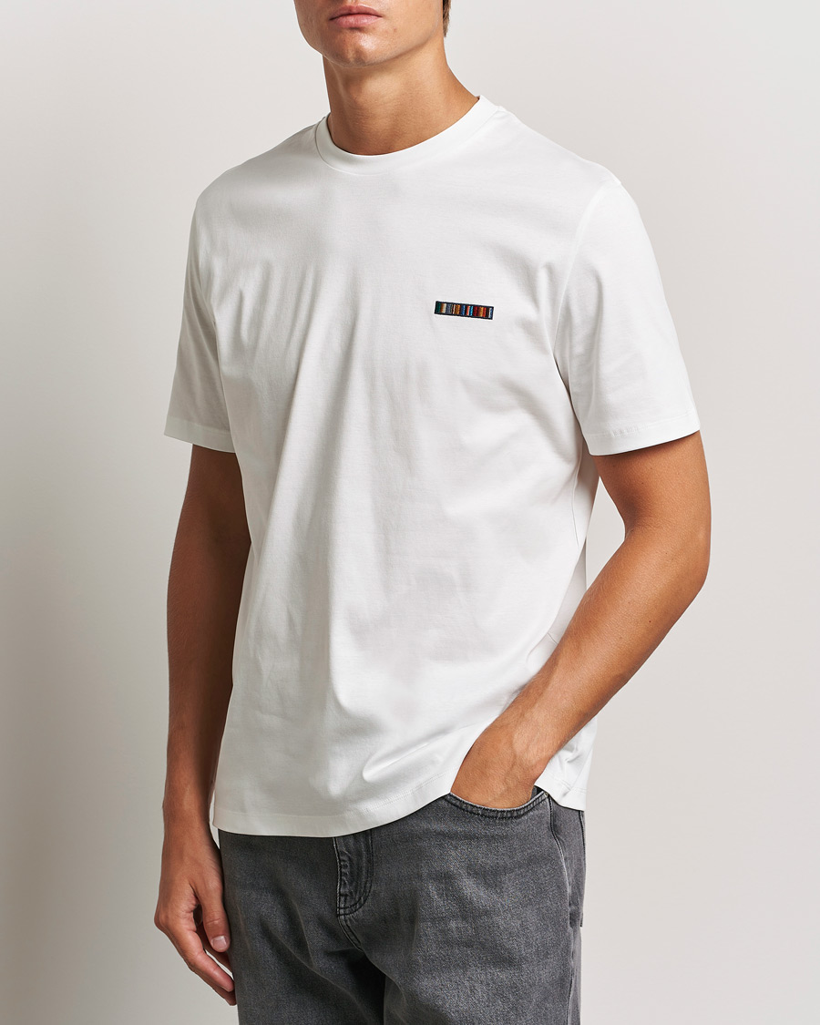 Mies |  | Paul Smith | Embroidery Crew Neck T-Shirt White