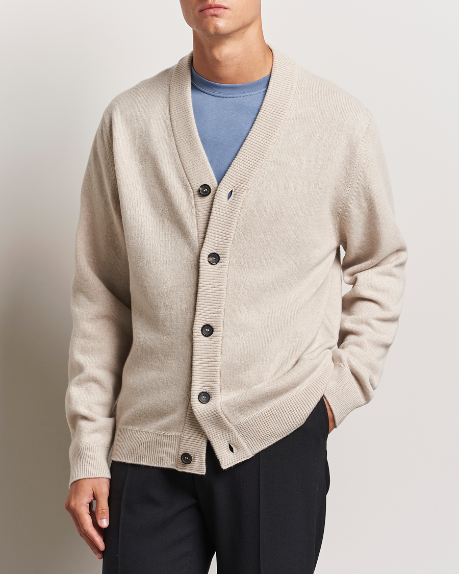 Mies |  | PS Paul Smith | Merino Wool Cardigan Off White