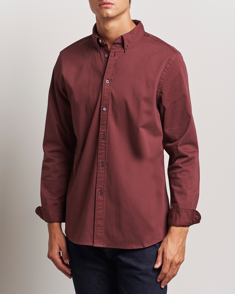 Mies |  | PS Paul Smith | Regular Fit Cotton Shirt Dark Red