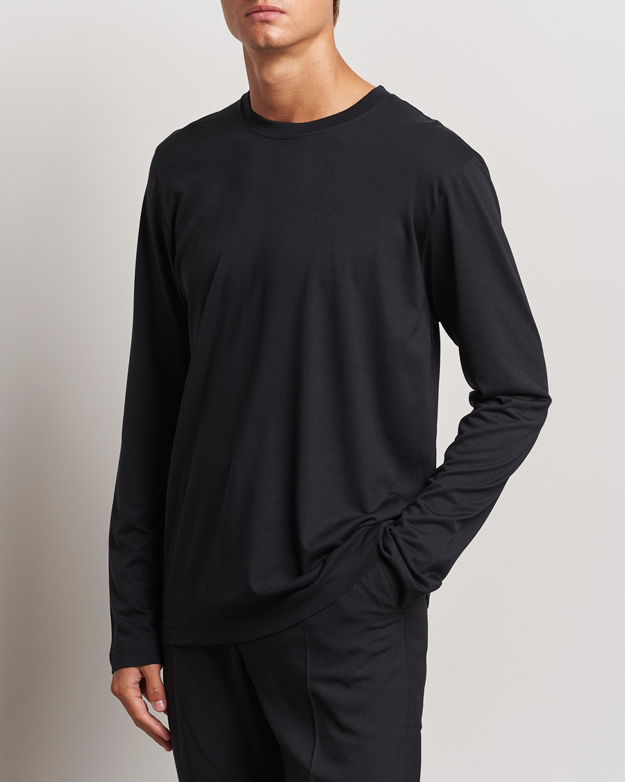 Mies |  | CDLP | Midweight Long Sleeve T-Shirt Black