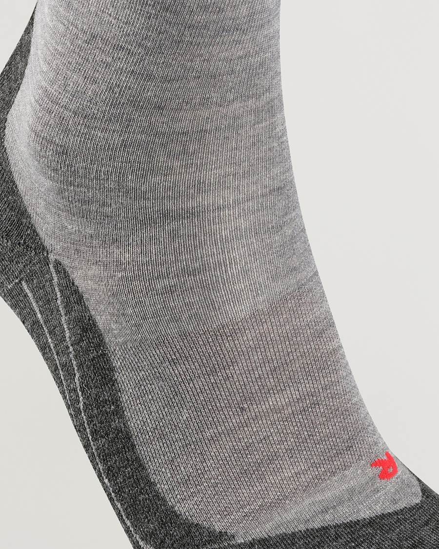 Mies |  | Falke Sport | RU4 Endurance Wool Running Socks Light Grey Mel