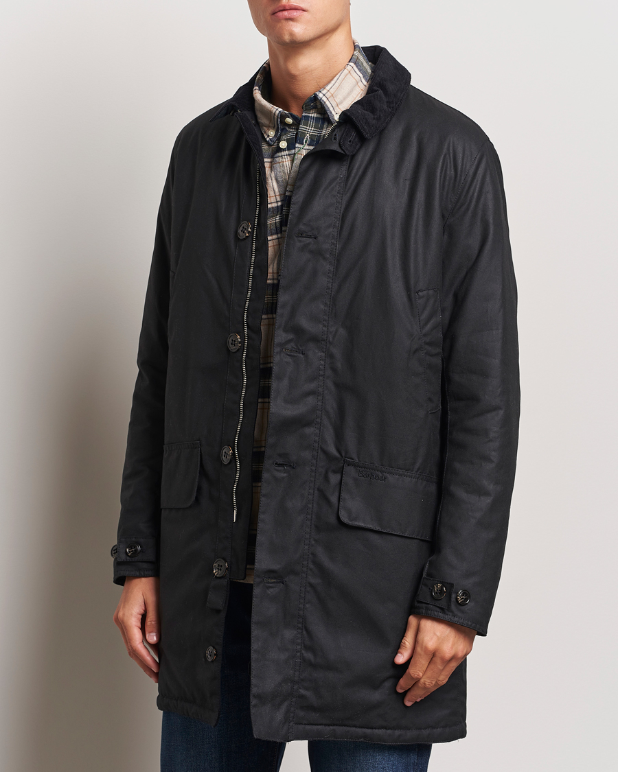 Mies |  | Barbour Lifestyle | Waxed Mac Black