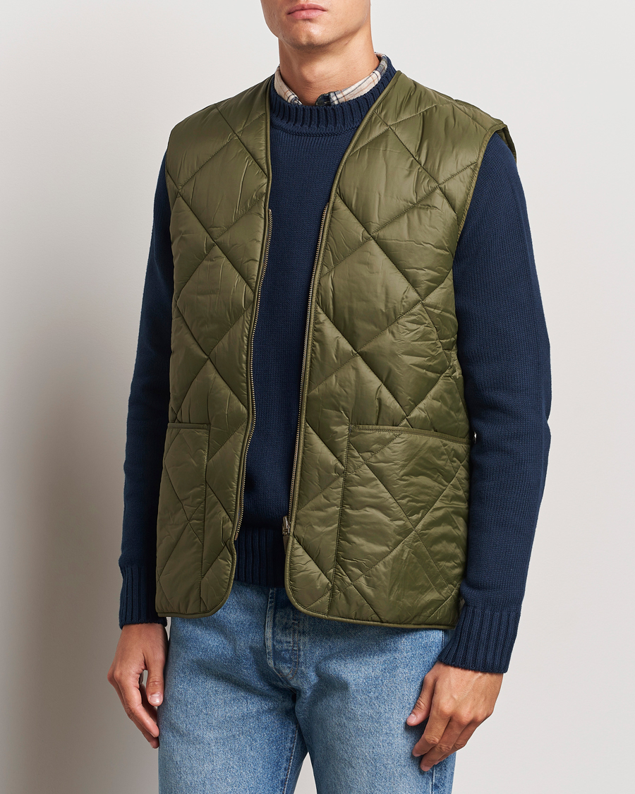 Mies |  | Barbour Lifestyle | Large Box Quilted Liner Fern