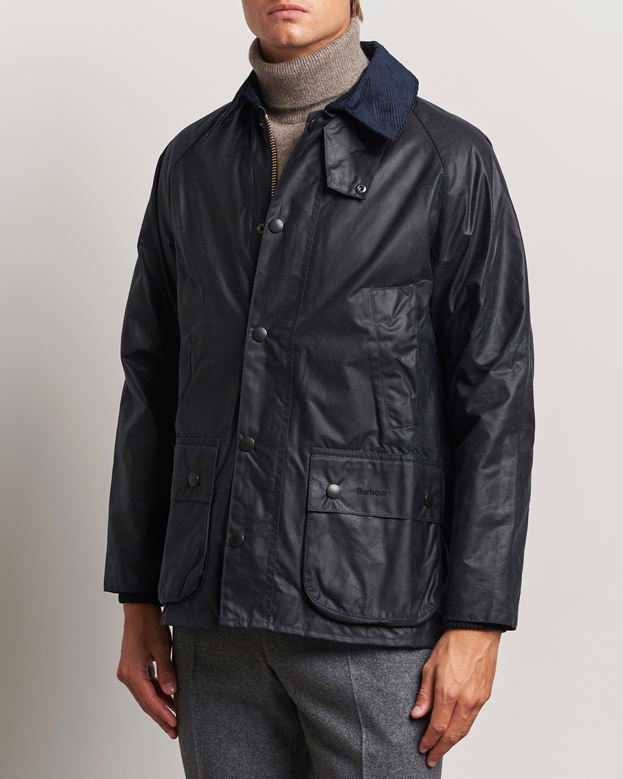 Mies |  | Barbour Lifestyle | Bedale Wax Jacket Navy