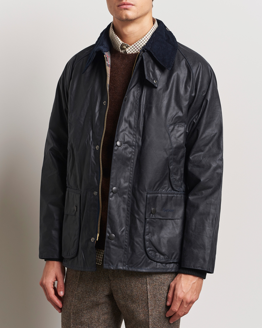 Mies |  | Barbour Lifestyle | Bedale Wax Jacket Navy