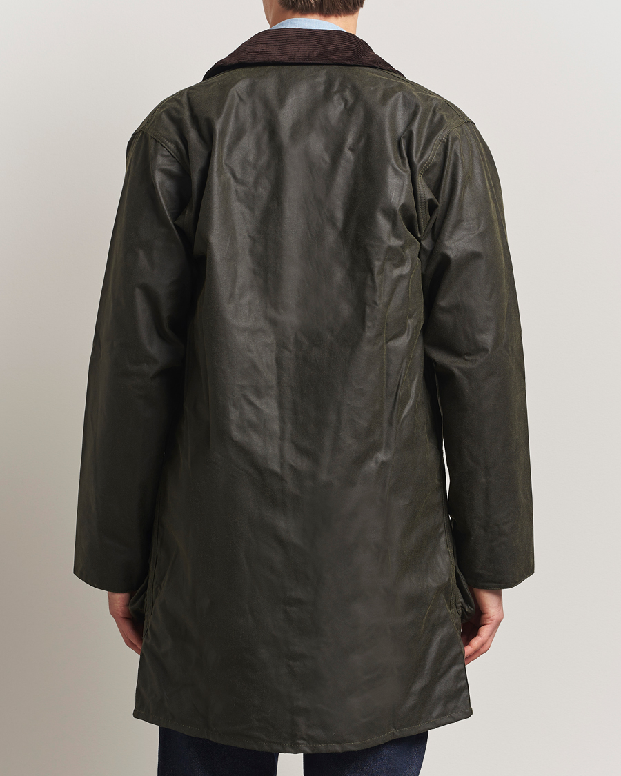 Mies | Takit | Barbour Lifestyle | Border Wax Coat Archive Olive