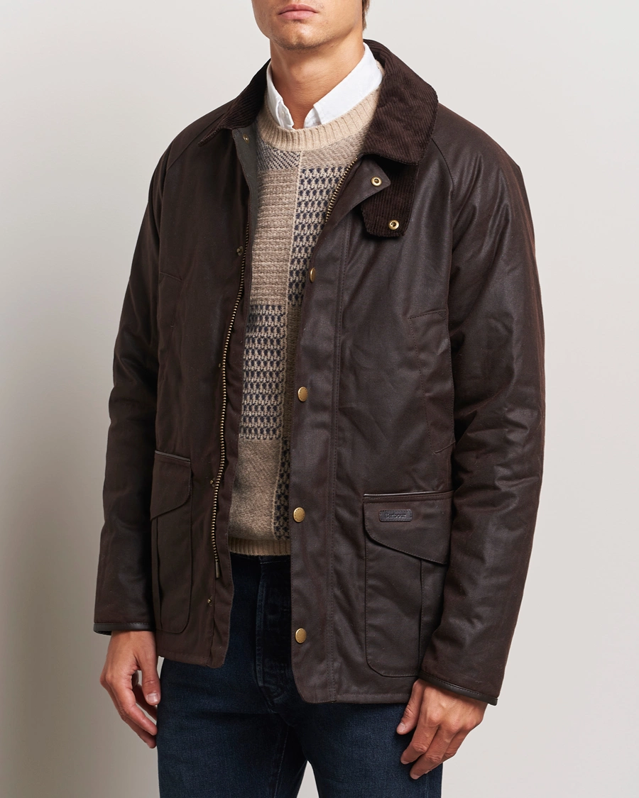 Mies |  | Barbour Lifestyle | Stratford Tattersall Wax Jacket Rustic