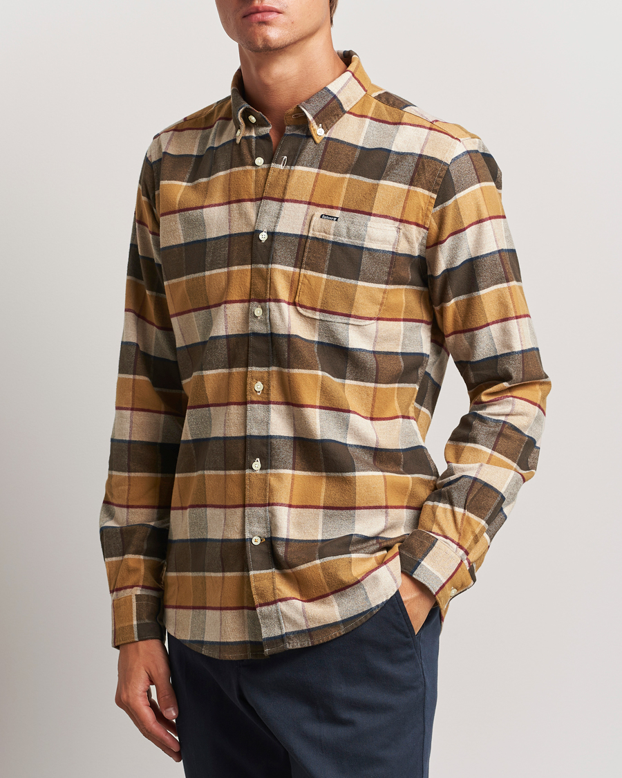 Mies |  | Barbour Lifestyle | Valley Check Flannel Shirt Brown