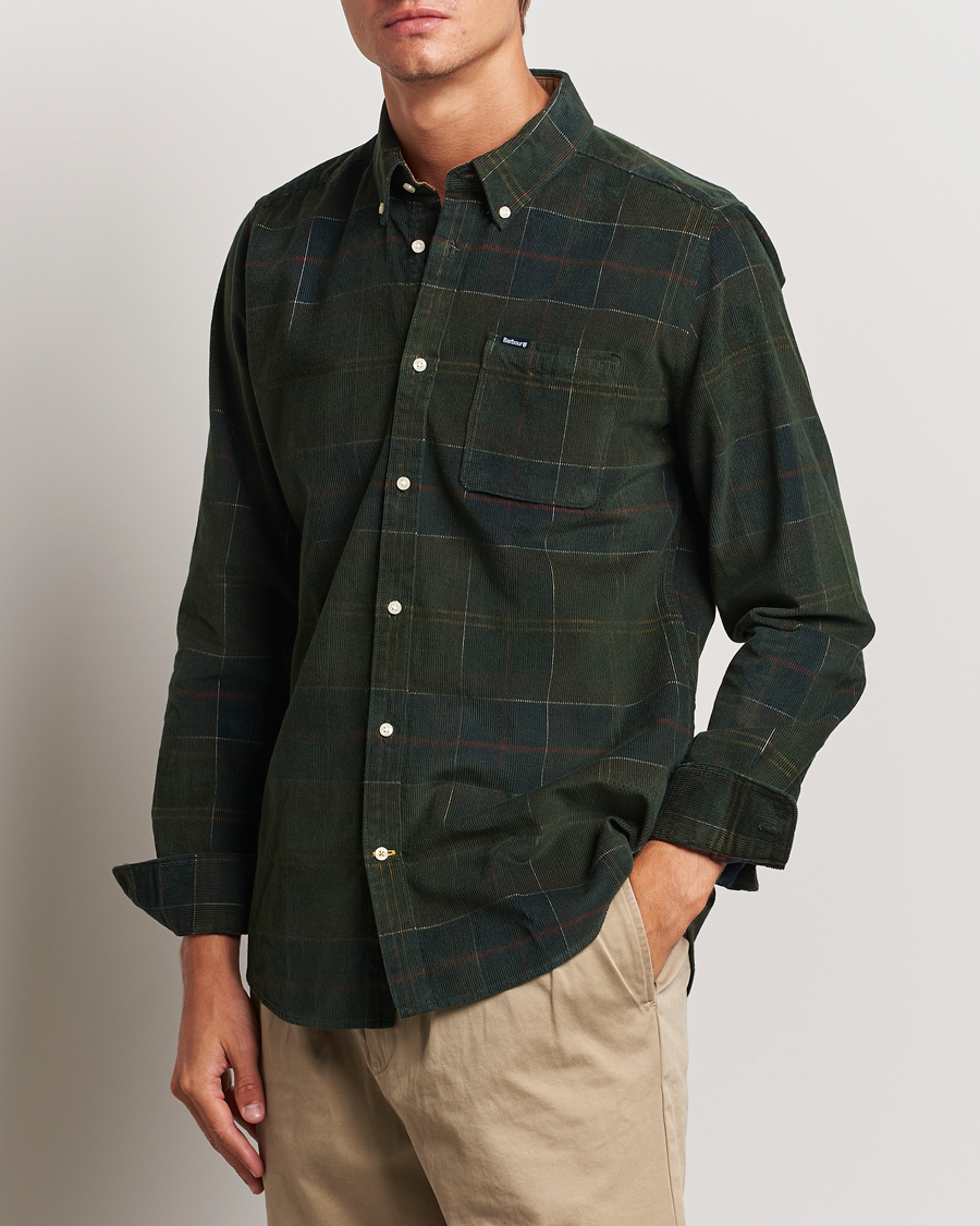 Mies |  | Barbour Lifestyle | Blair Corduroy Check Shirt Classic Tartan