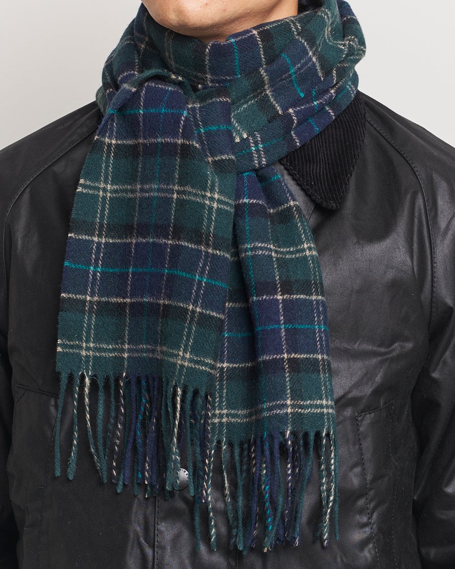 Mies |  | Barbour Lifestyle | Tartan Lambswool Scarf Green Loch