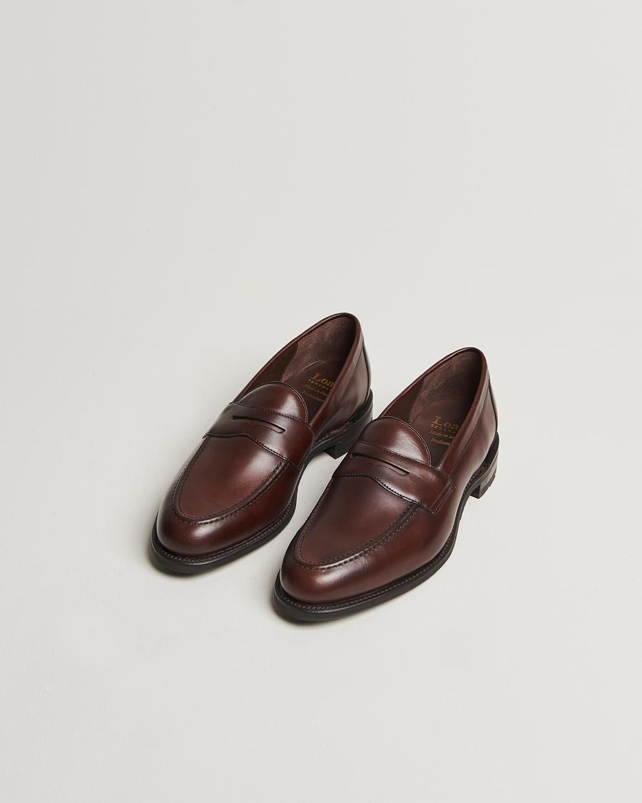 Mies | Loaferit | Loake 1880 | Imperial Penny Loafer Dark Brown