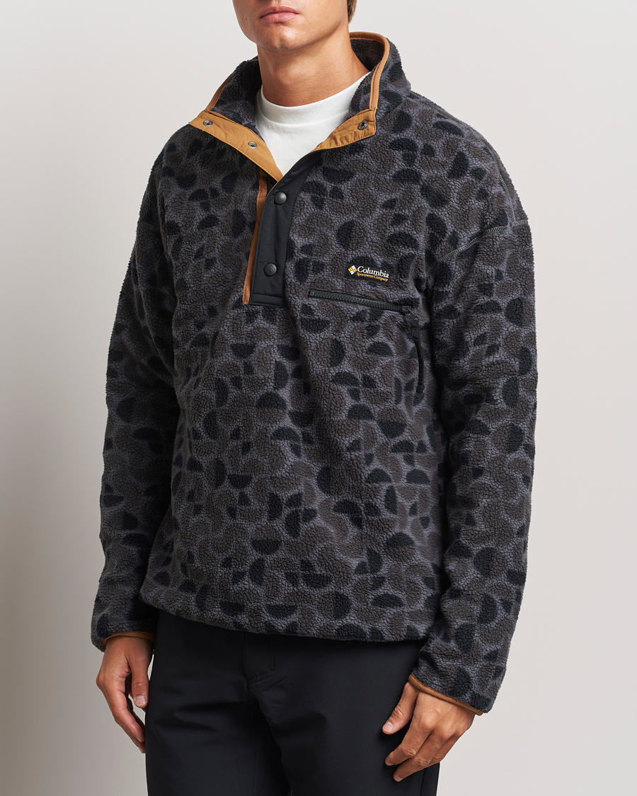 Mies |  | Columbia | Helvetia Printed Half Snap Fleece Black