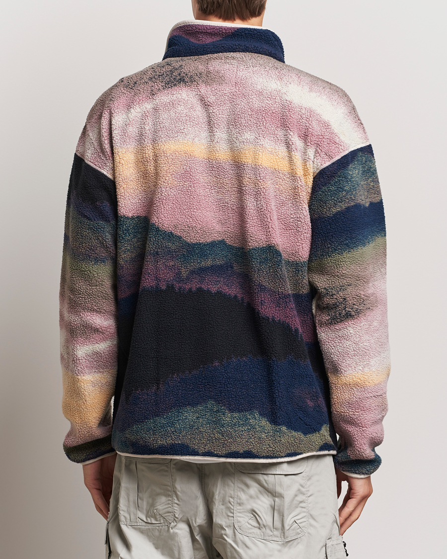 Mies | Puserot | Columbia | Helvetia Printed Half Snap Fleece Navy