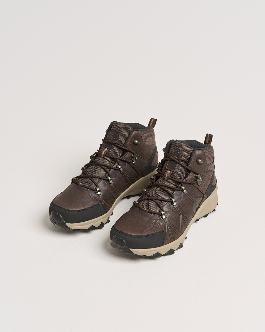 Mies | Nilkkurit | Columbia | Peakfreak Mid Outdry Leather Sneaker Cordovan