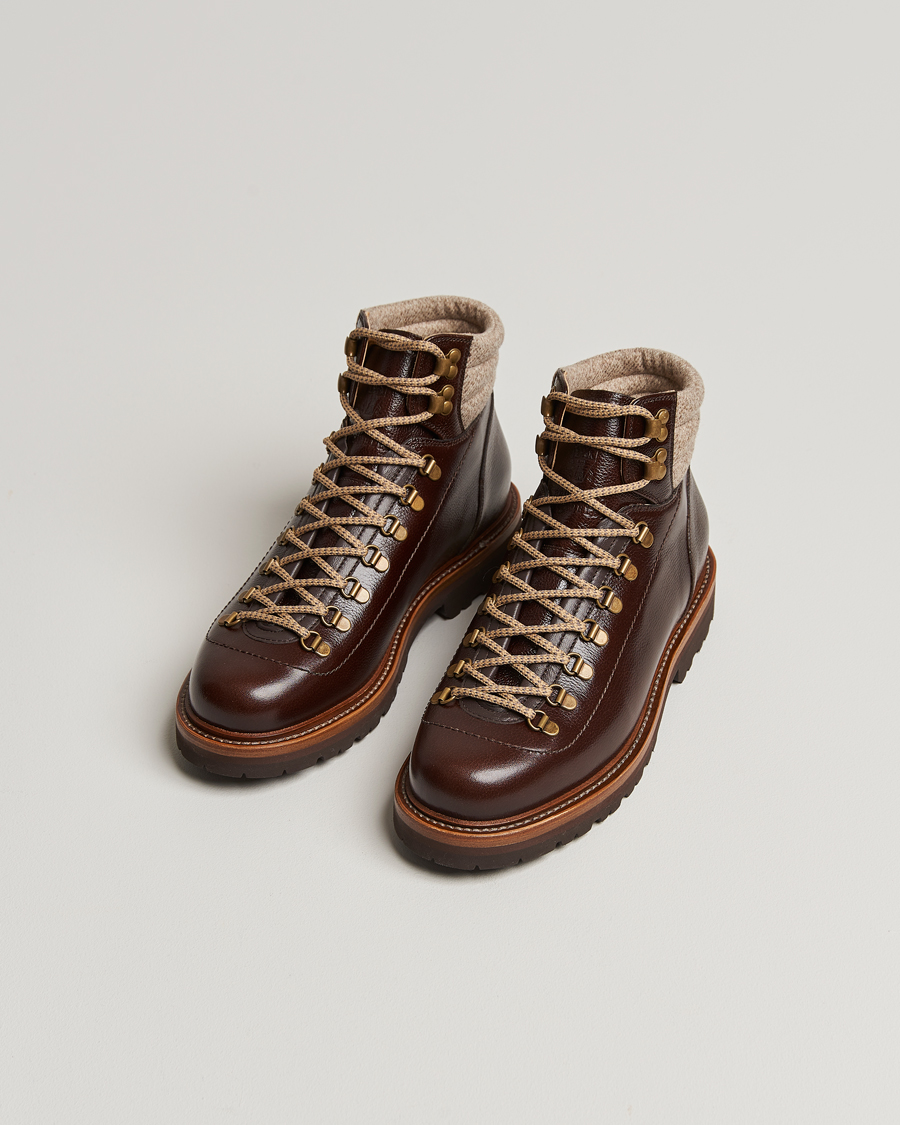 Mies |  | Brunello Cucinelli | Winter Boots Dark Brown Calf