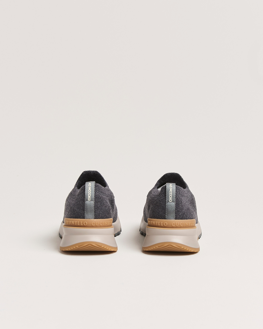 Mies |  | Brunello Cucinelli | Flannel Running Sneakers Antracite