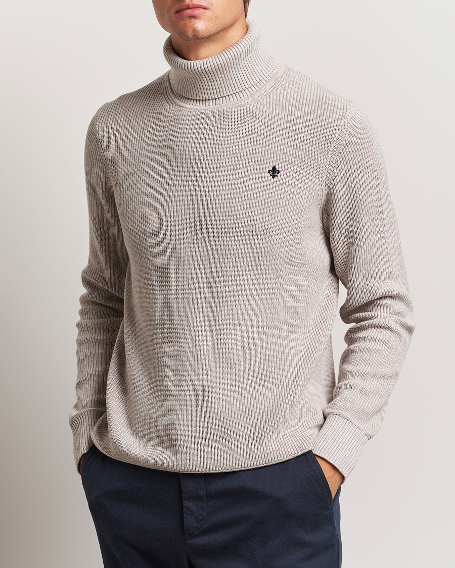 Mies | Business & Beyond - Casual | Morris | Bernard Cotton Rollneck Khaki