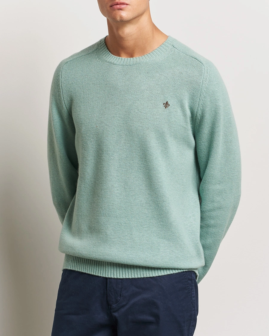 Mies |  | Morris | Hertford Merino Crew Neck Green