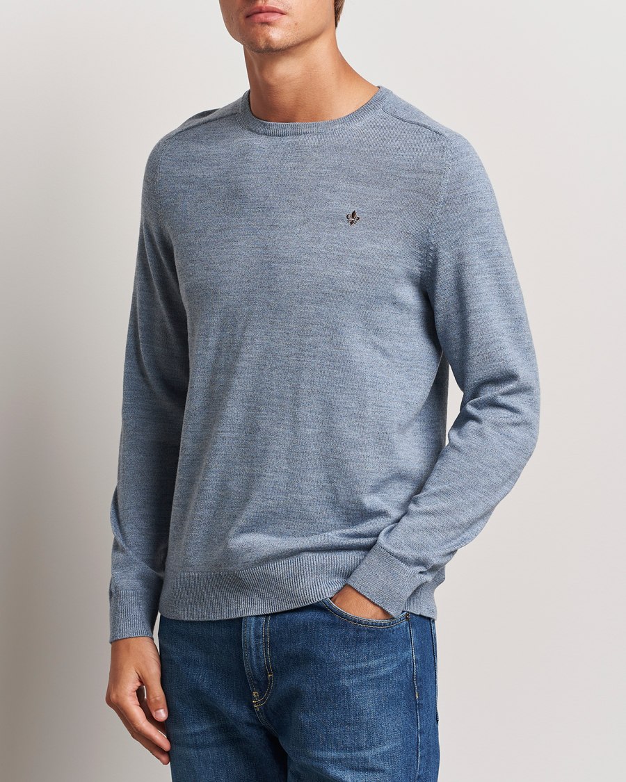 Mies |  | Morris | Merino O-neck Light Blue