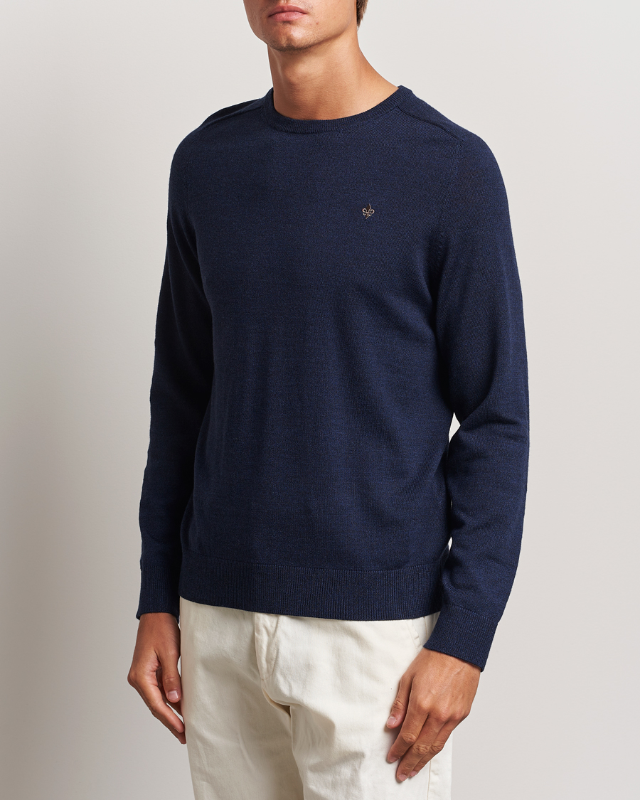 Mies |  | Morris | Merino O-neck Blue