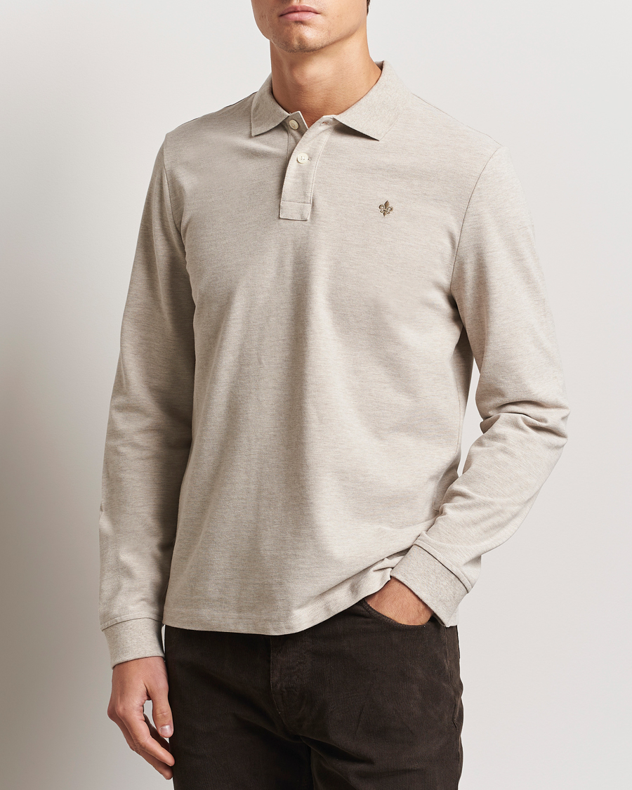 Mies |  | Morris | Camden Long Sleeve Polo Khaki