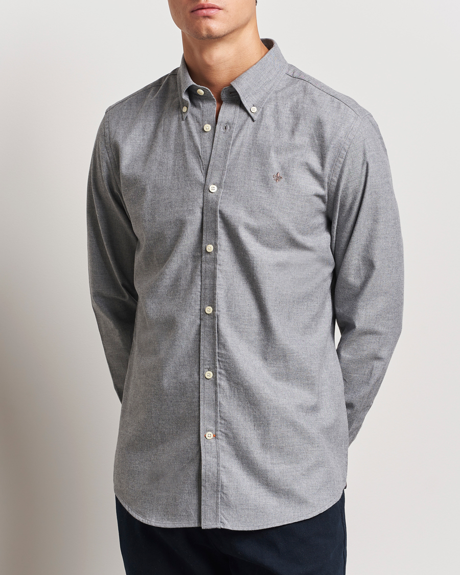 Mies |  | Morris | Watts Flannel Shirt Grey