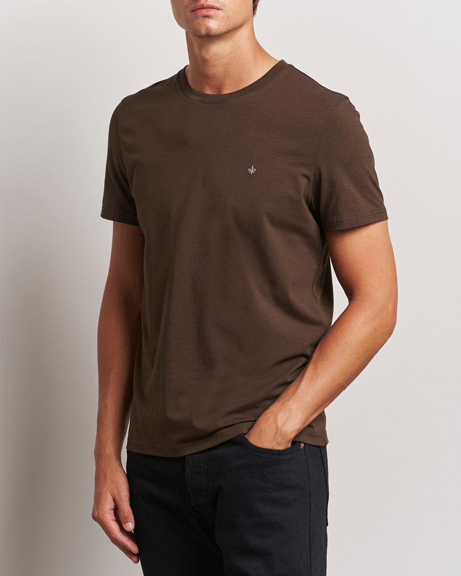 Mies |  | Morris | James Crew Neck Tee Brown