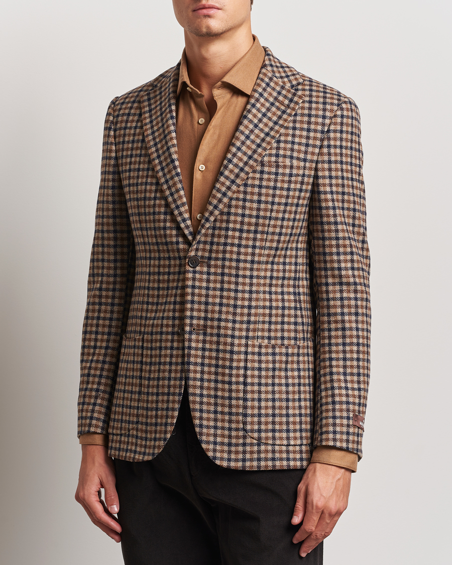 Mies |  | Morris Heritage | Wool Tweed Blazer Navy