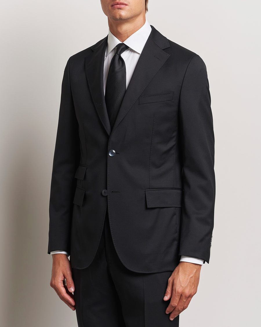 Mies | Business & Beyond - Formal | Morris Heritage | Prestige Wool Suit Blazer Black