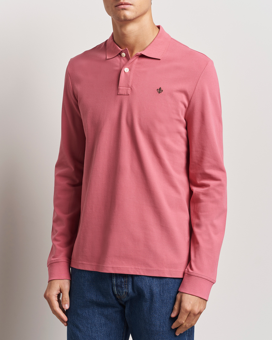 Mies | Pitkähihaiset pikeepaidat | Morris | Camden Long Sleeve Polo Pink