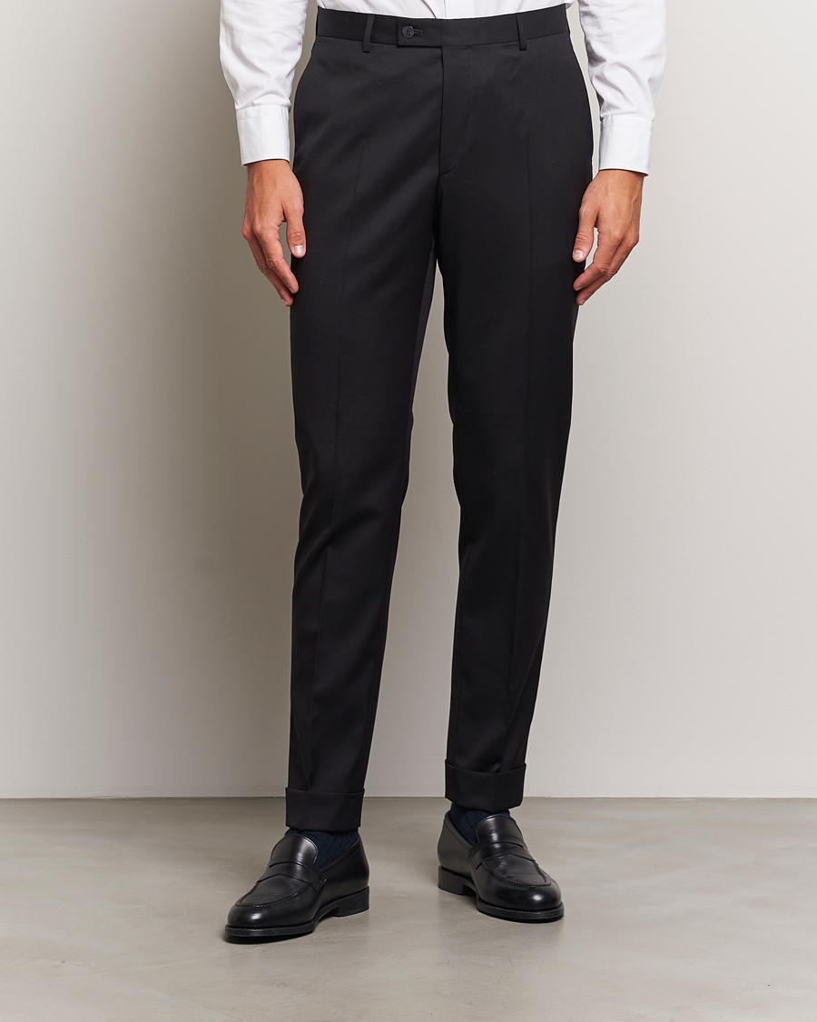 Mies |  | Morris Heritage | Morris Prestige Wool Suit Trousers Black