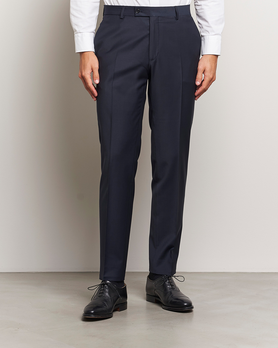 Mies | Business & Beyond - Formal | Morris Heritage | Morris Wool Suit Trousers Navy