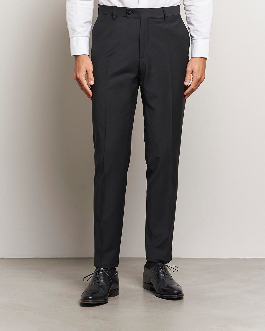 Mies |  | Morris Heritage | Morris Wool Suit Trousers Black