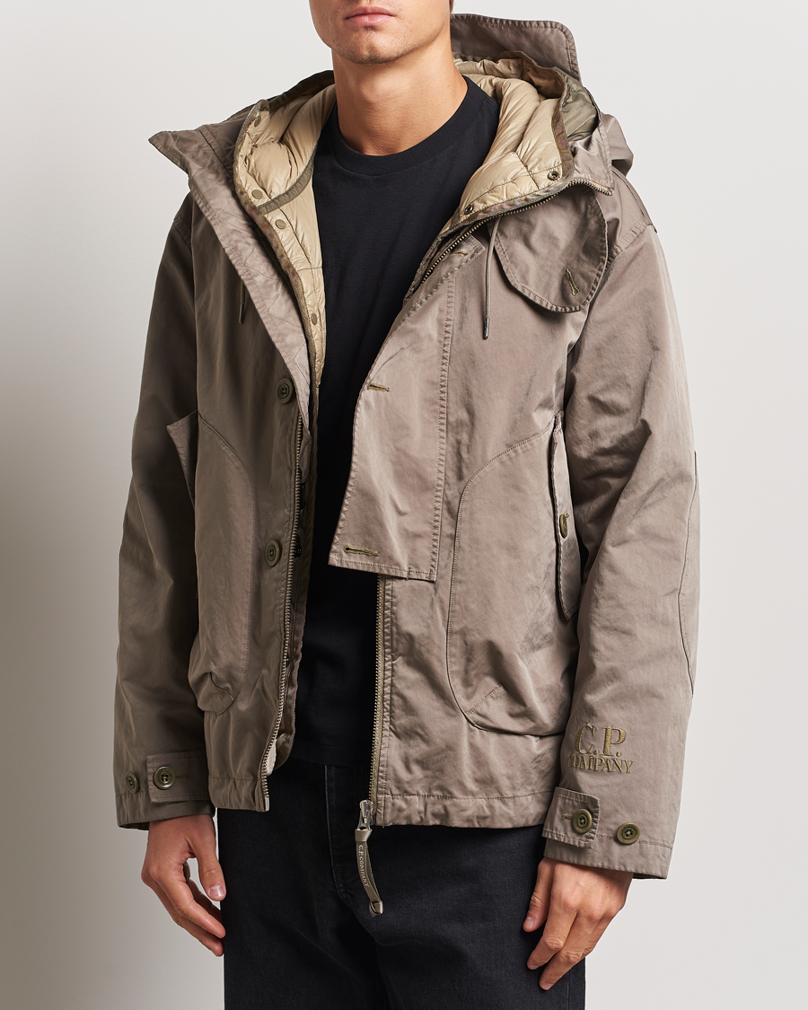 Mies |  | C.P. Company | Micro Kei Padded Jacket Dark Taupe