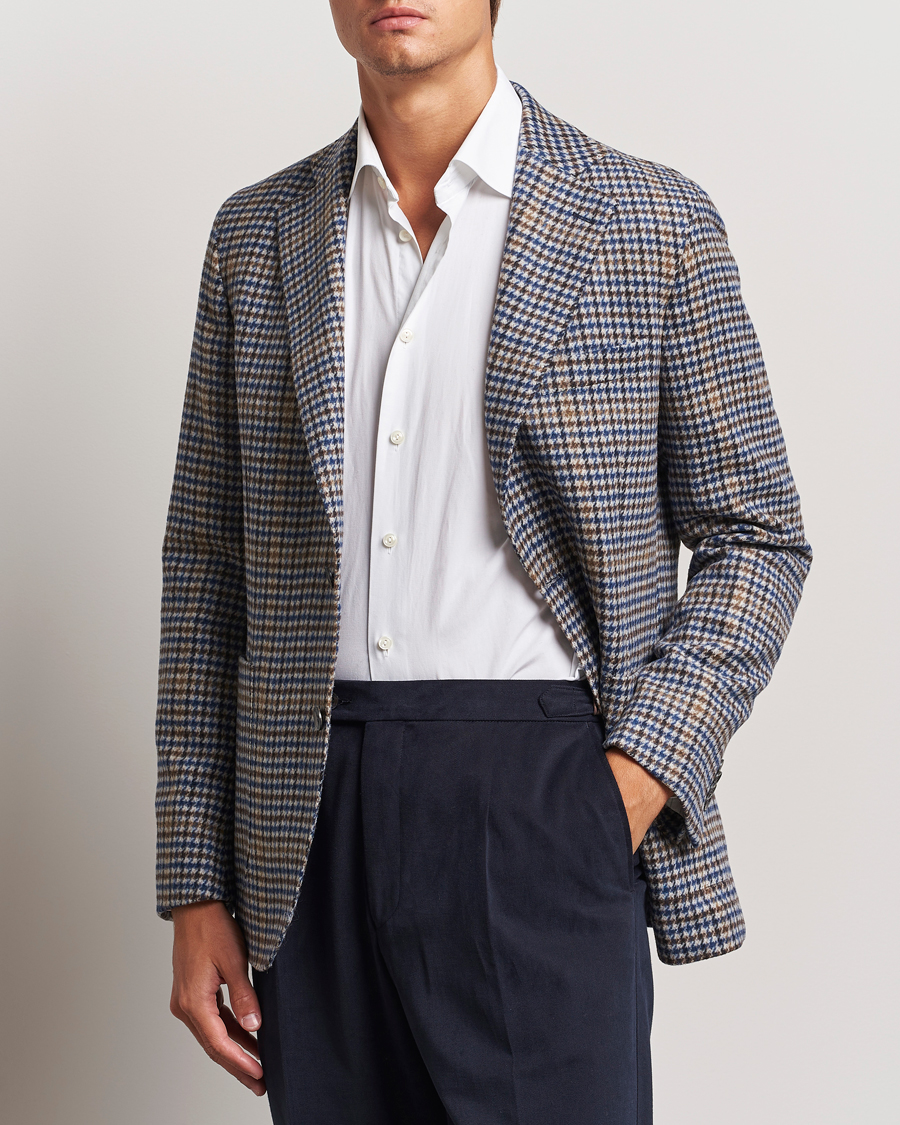 Mies |  | Oscar Jacobson | Ferry Check Wool Blazer Multi