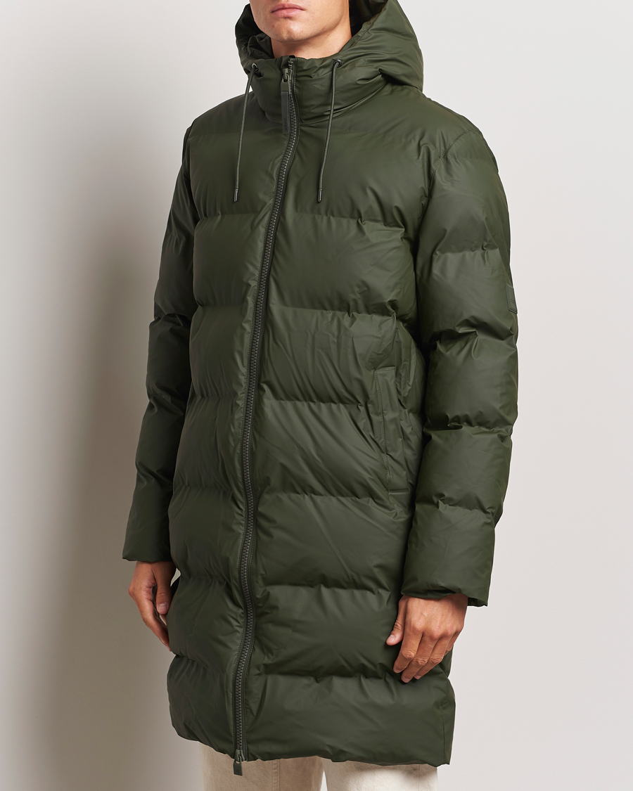 Mies |  | RAINS | Alta Long Puffer Parka Green