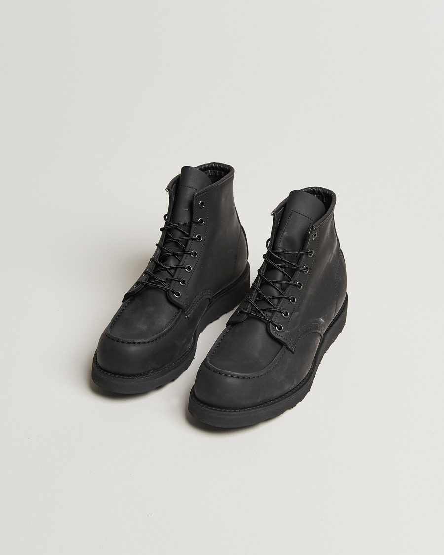 Mies |  | Red Wing Shoes | Moc Toe Boot Black Harness