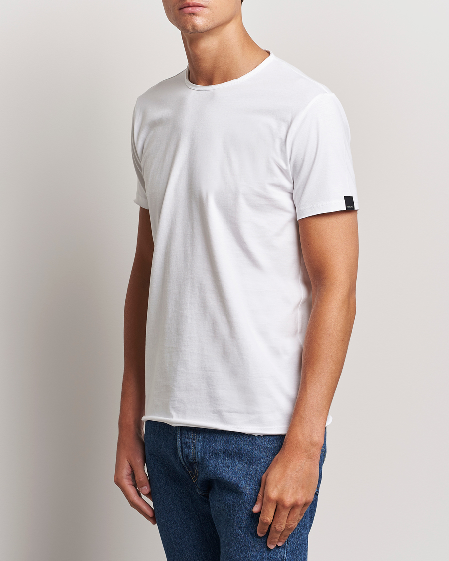 Mies |  | Replay | Crew Neck T-Shirt White