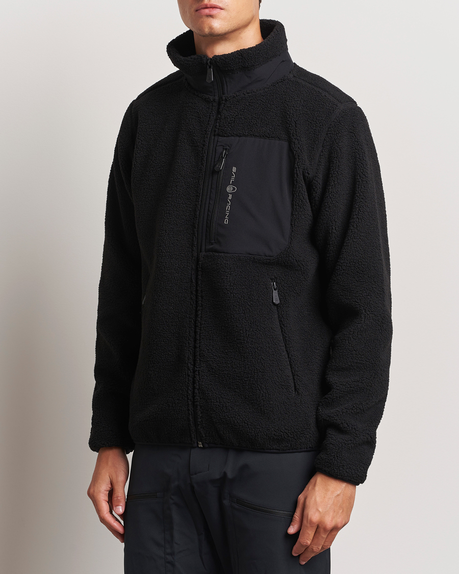 Mies | Full-zip | Sail Racing | Bowman Pile Full Zip Carbon