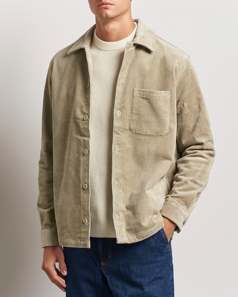 Mies | Paitatakit | Samsøe Samsøe | Damon Corduroy Overshirt Abbey Stone