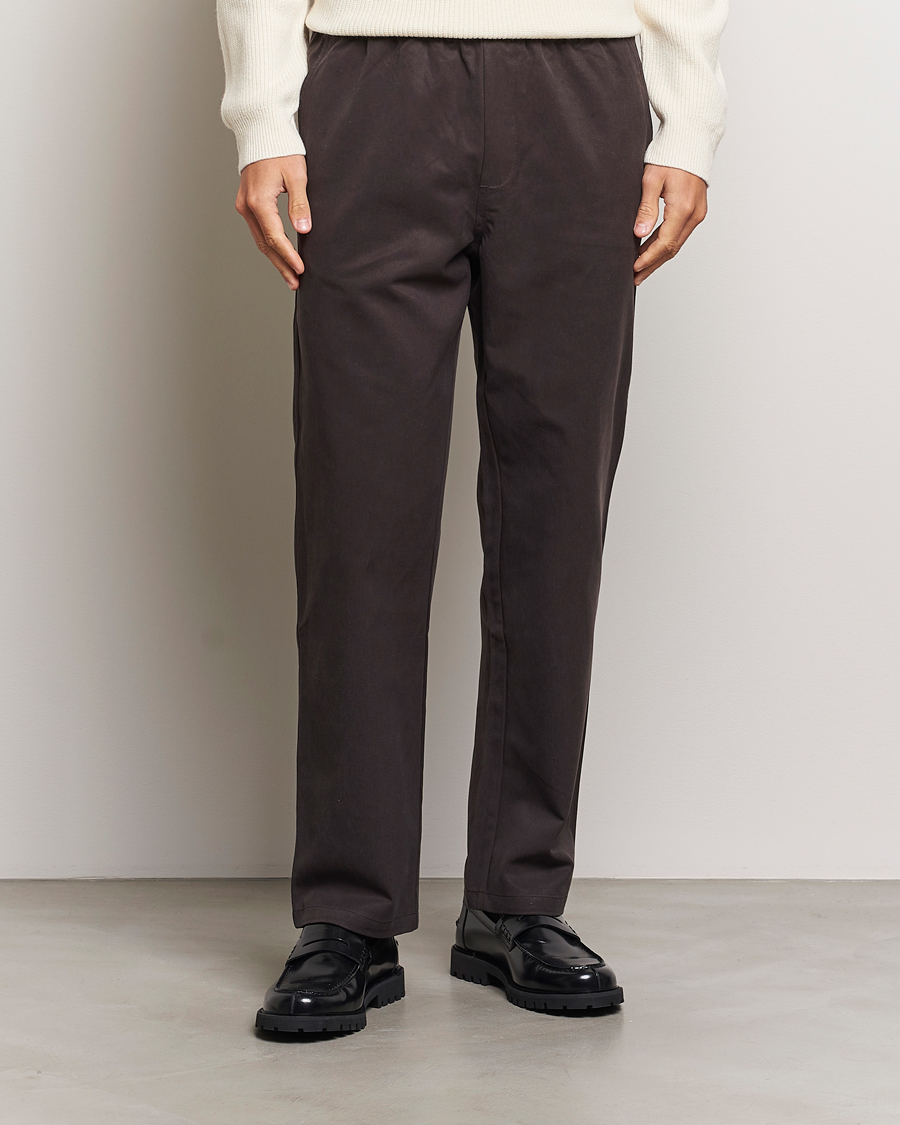 Mies |  | Samsøe Samsøe | Jabari Drawstring Trousers Chocolate Brown