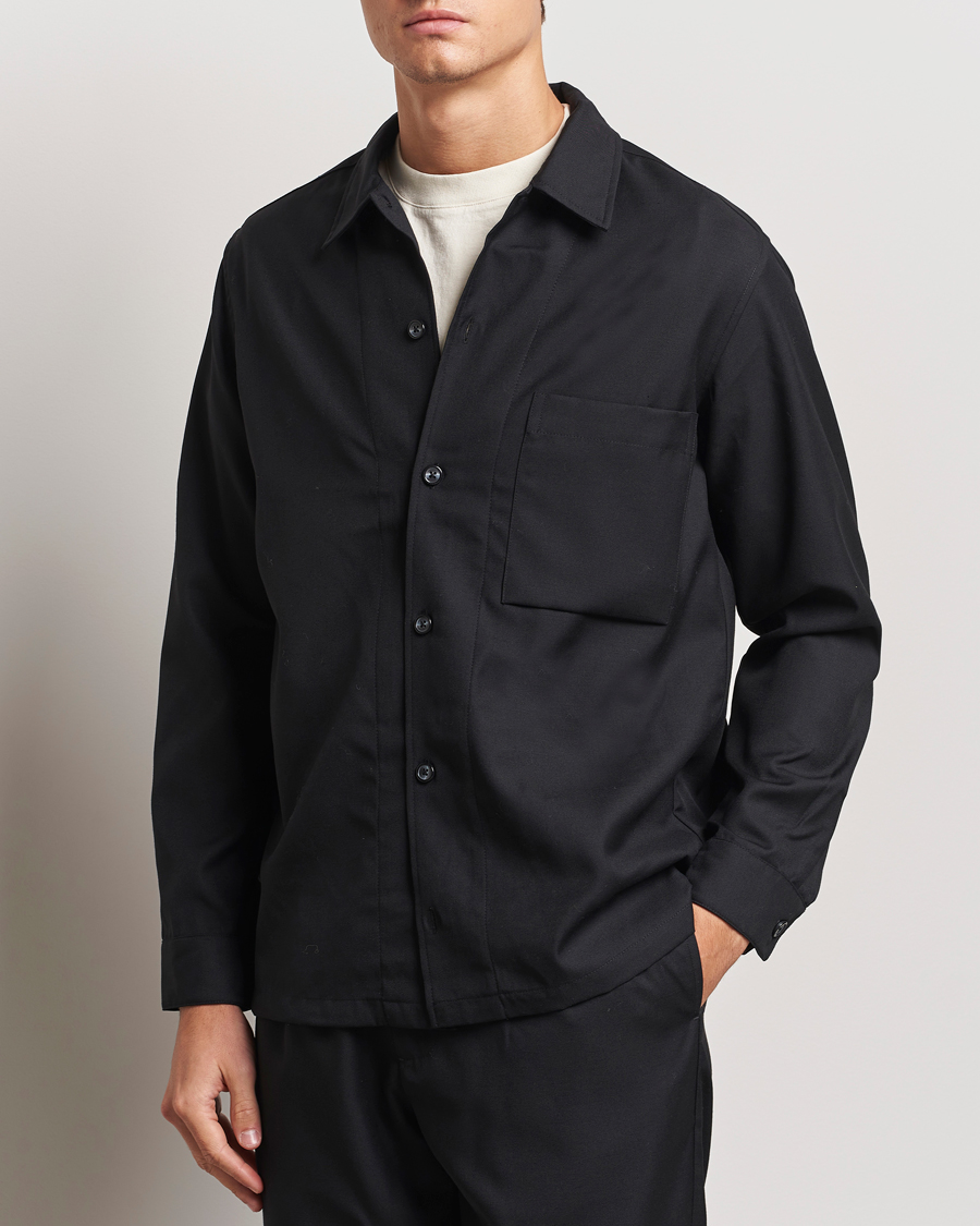 Mies |  | Samsøe Samsøe | Damon Wool Overshirt Black