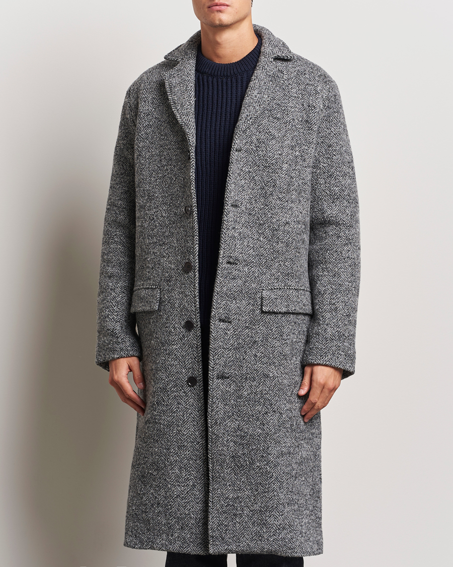 Mies |  | Samsøe Samsøe | Tefsa Wool Coat Black Melange