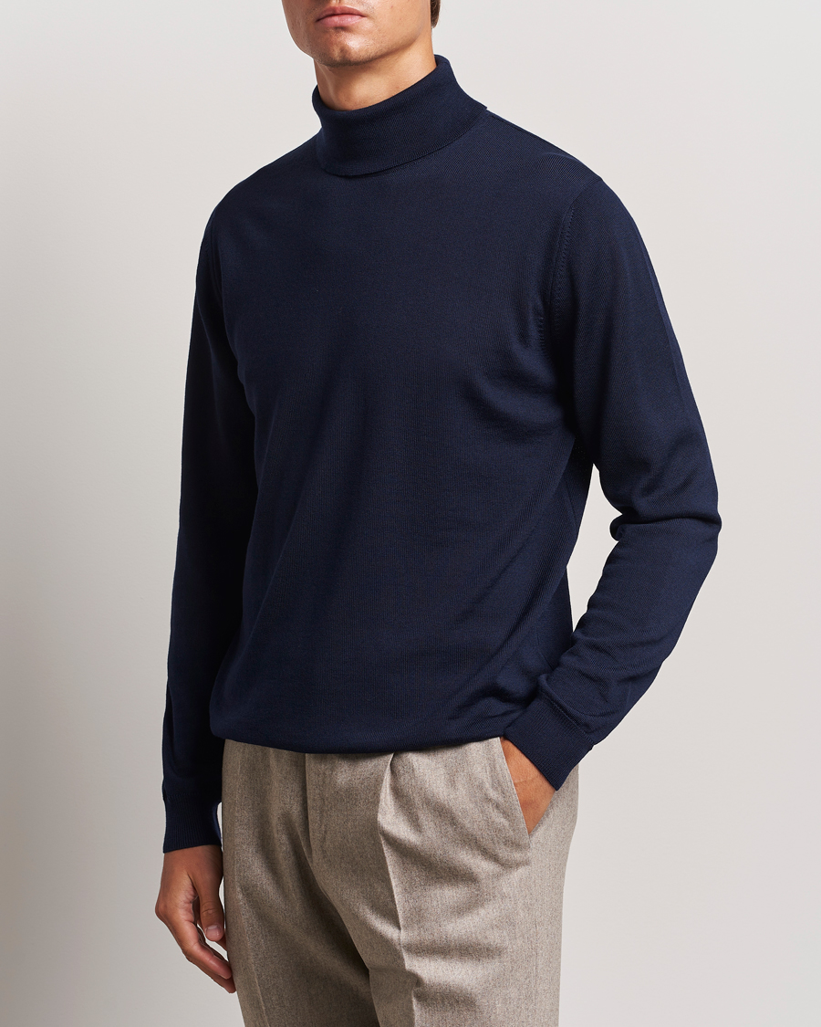 Mies |  | Stenströms | Merino Rollneck Navy