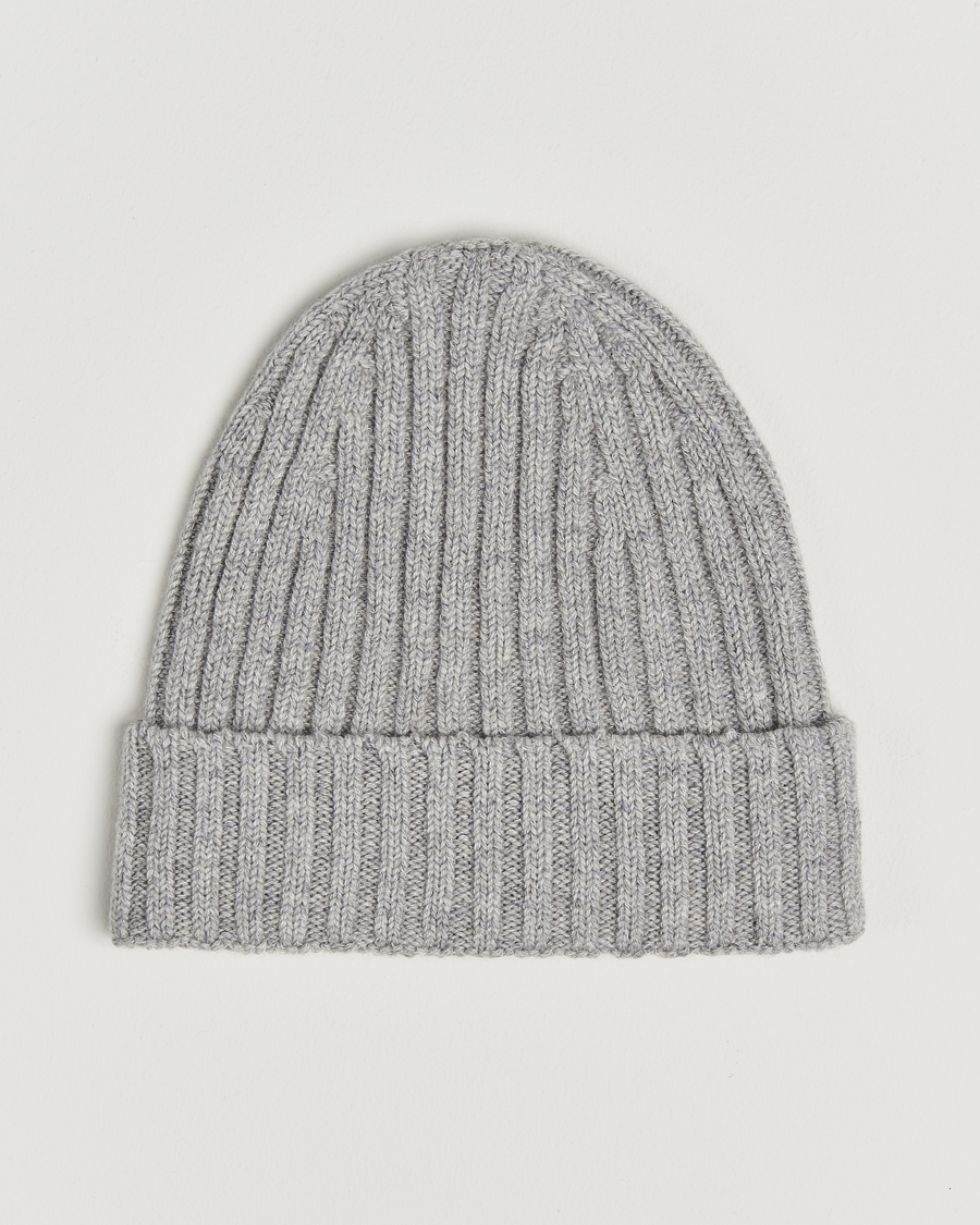 Mies |  | Stenströms | Ribbed Cotton/Cashmere Hat Navy