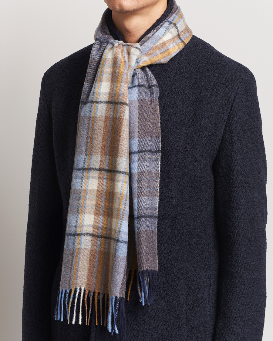 Mies |  | Stenströms | Wool/Cashmere Checked Scarf Multi