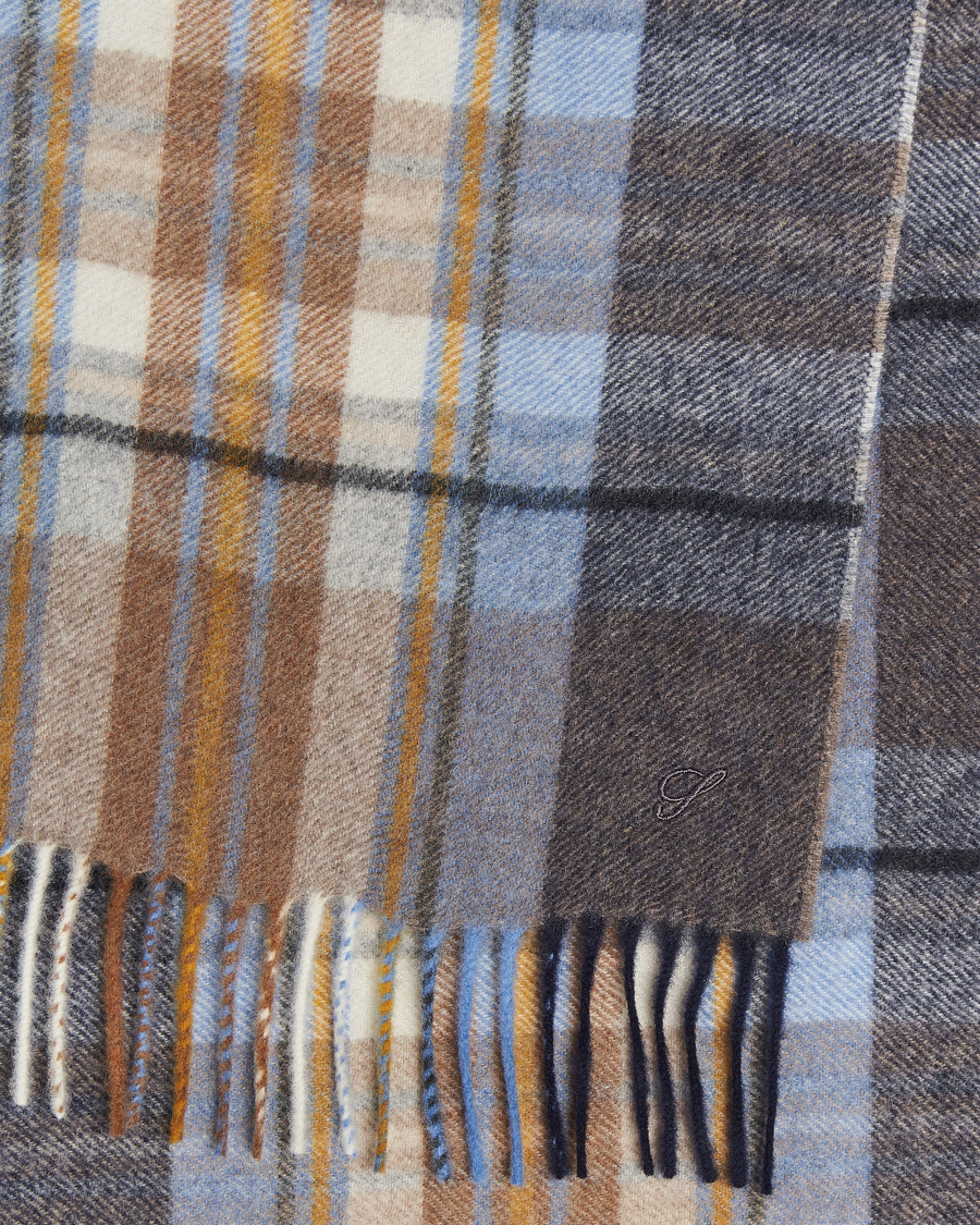 Mies |  | Stenströms | Wool/Cashmere Checked Scarf Multi